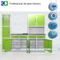 Customized color aluminium metal made new style kitchen cabinet